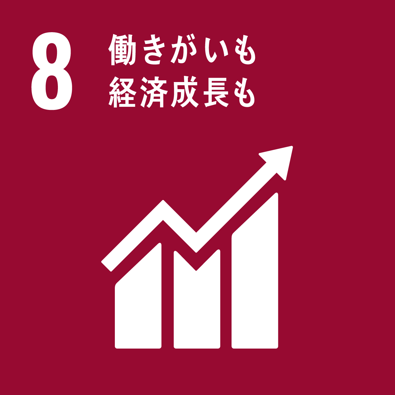 SDGsの8「働きがいも経済成長も」